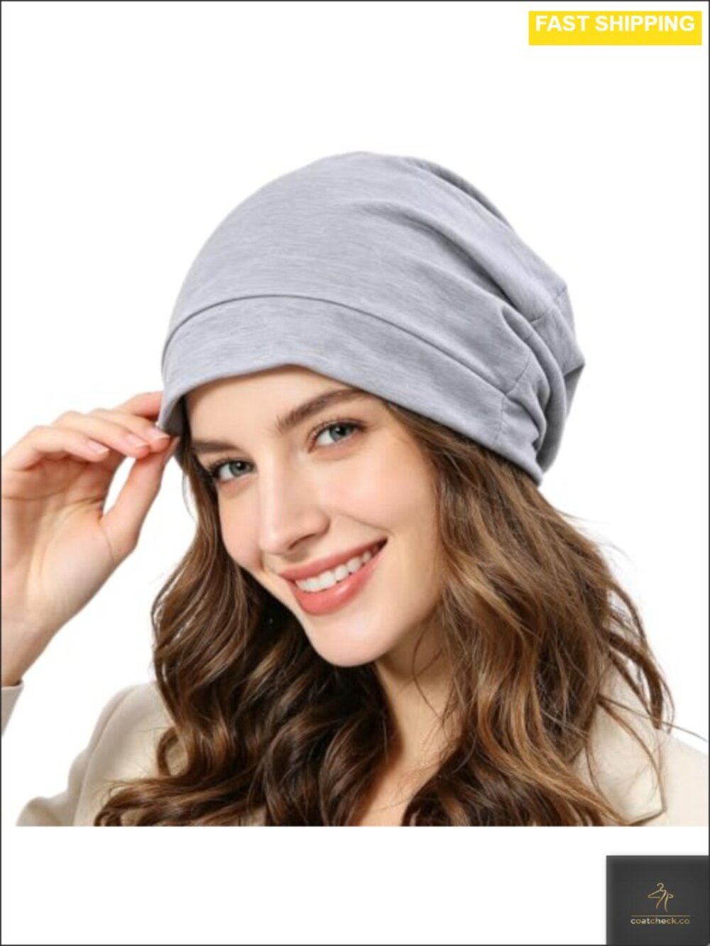 Silver Fiber Faraday Beanie EMF Hood Grounding Sleep Cap Adjustable